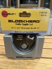 Deadbolt Blockhead Trailer Coupler Lock (TCL-1)