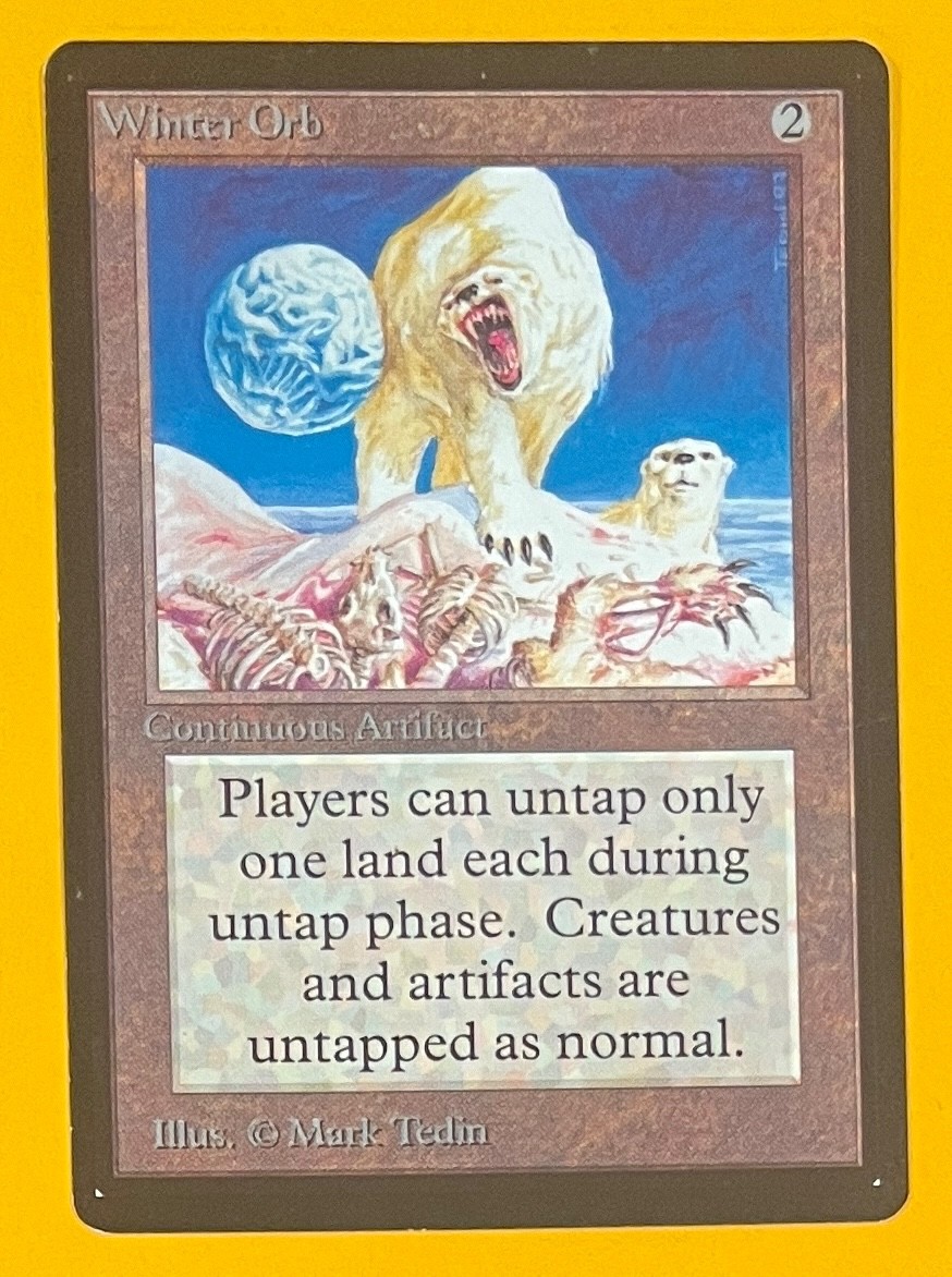 MTG WINTER ORB Beta (OldManMTG 012-232)