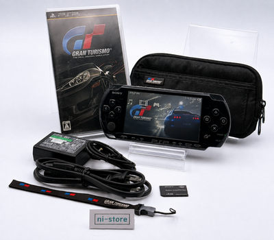 Sony PSP-3000 Console Gran Turismo Limited Region free w/Pouch etc