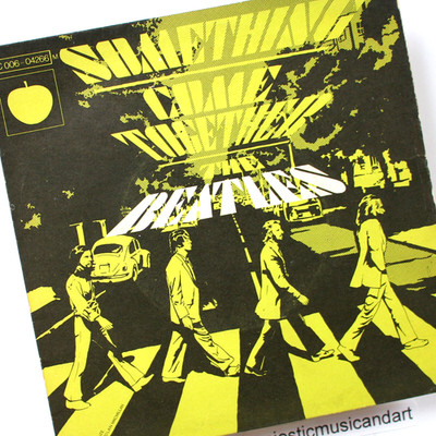 THE BEATLES SOMETHING 7'' VINYL GEORGE HARRISON FRANCE RARE