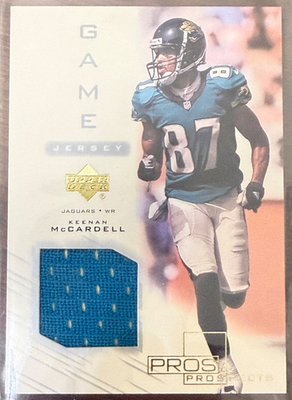 #ad 2001 Upper Deck Pros and Prospects Game Jersey #KMJ Keenan McCardell $8.09