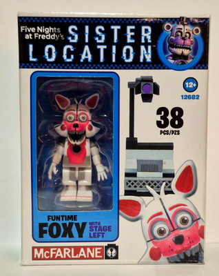 2017 FNAF Five Nights at Freddy's Sister Location Funtime Foxy Min Fig Left Set