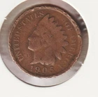 US Rare Old West 1905 Indian Head Penny Coin American Collection Shield Cent USA