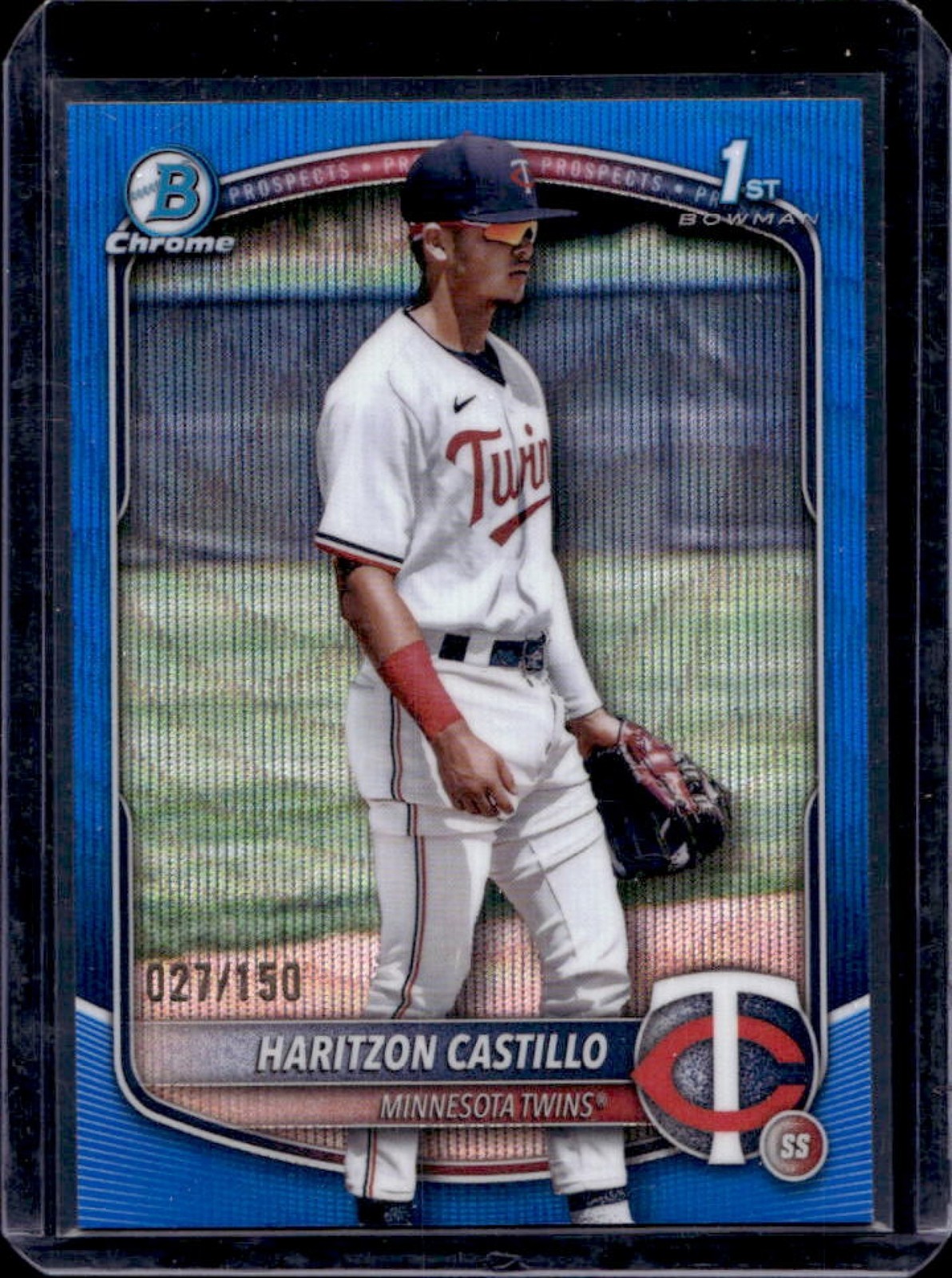 2025 Bowman Chrome Haritzon Castillo Blue Wave Refractor 1st #27/150