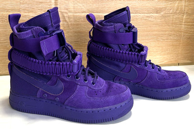 Nike SF Air Force 1 High Court Purple 864024-500 Men''s/Youth Size 4 US Sneakers.