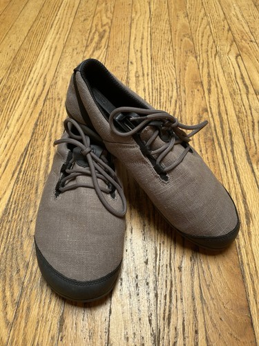 Xero Mens 10 Hanna Hemp Minimalist Bearfoot Sneaker Grey Canvas - Picture 4 of 13
