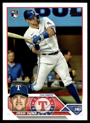 2023 Topps Josh Jung............... Rookie Texas Rangers #529