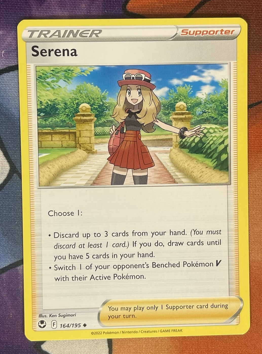 Serena Pokemon TCG Trainer Card 164/195
