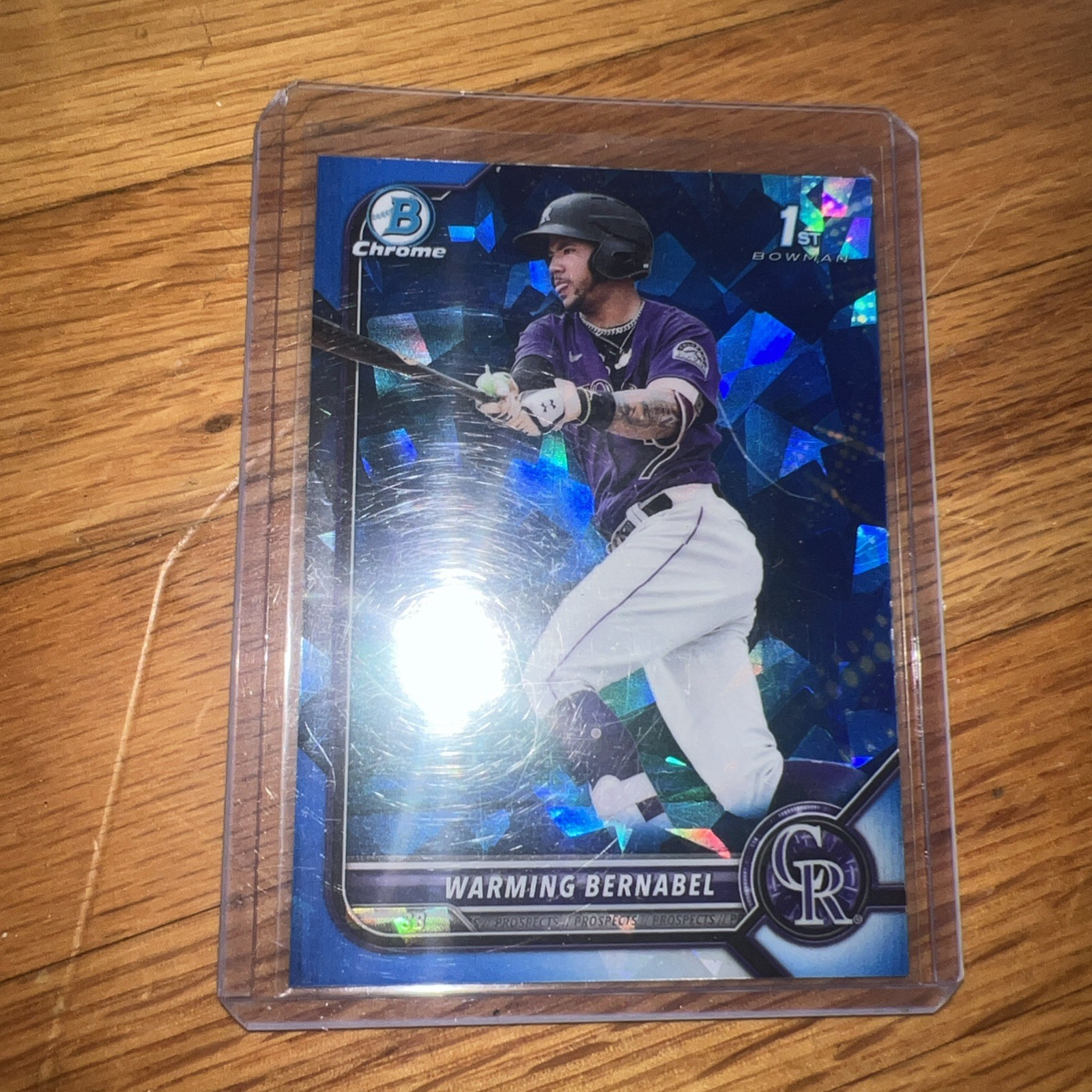 2022 Bowman Sapphire Edition - Chrome Prospects Warming Bernabel #BCP-46 (RC)