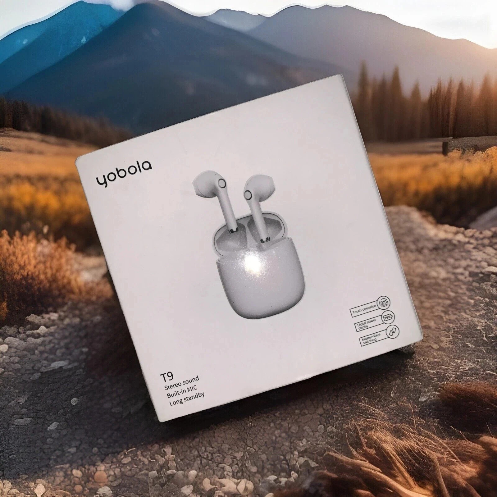 YOBOLA T9 Wireless Earbuds with 5.1 Bluetooth & Clear Microphone