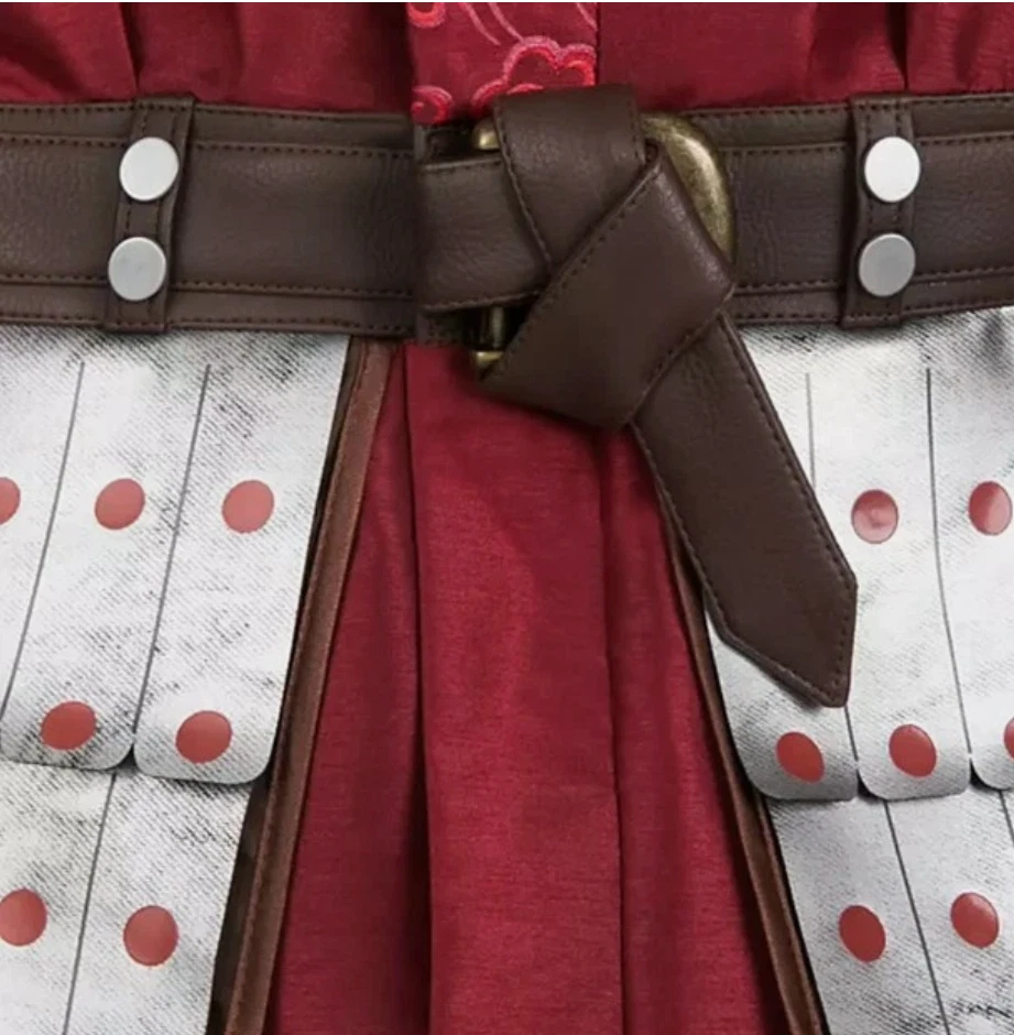 LTD Disney Store Sz 9 10 Live Action Mulan Deluxe Costume w Light Up Sword NWT - Image 3 of 4