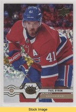 2019-20 Upper Deck Speckled Rainbow Foil Paul Byron #301 READ kh0