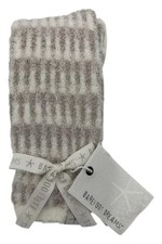 Barefoot Dreams Women's CozyChic Stripe Geo Socks Dove Gray Multi