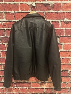 ジャケット・アウター 90s 00s ST JOHN'S BAY Leather Jacket St Johns Bay Leather Jacket Coat Men's Black Lined Vintage 90s