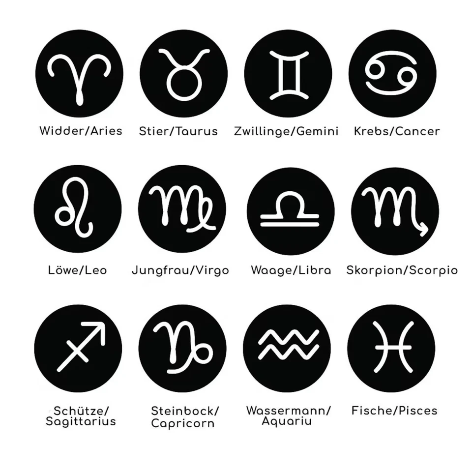 Howlith Halskette – 4mm Perlen mit Sternzeichen Anhänger, Astrologie Schmuck - Bild 4 von 4