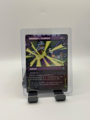 MTG, Shredder's Technique $3 ORDER MIN FOIL (Showcase) Teenage Mutant Ninja