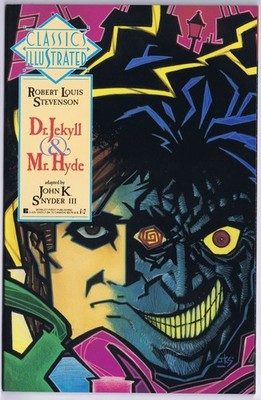 CLASSICS ILLUSTRATED Book 8 DR JEKILL AND MR HYDE US SC 1990 SUPER HI-GRADE