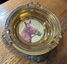 3 BEAN BAG ASHTRAYS HORSE 1950s NEW CONDITION YOU RECIEVE 3 ASHTRAYS