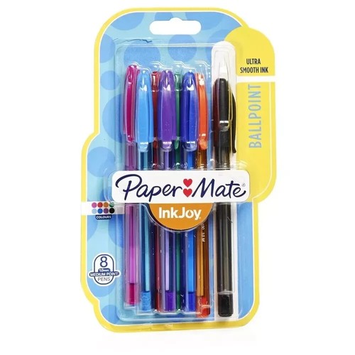 Paper Mate InkJoy Assorted Ball Pen (Pack of 8) NEW - Picture 5 of 6