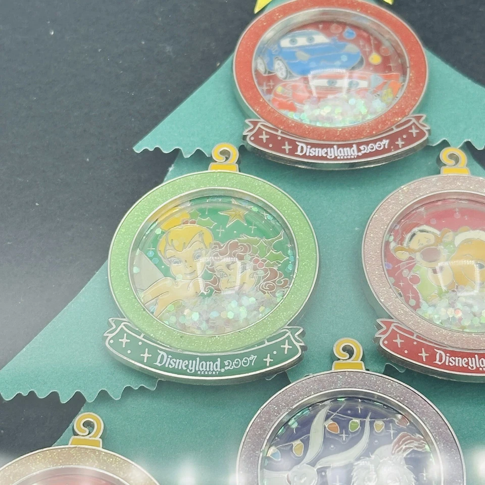 Disneyland DLR Navidad Globo de Nieve 2007 LE 1000 Juego Completo de Prendedores Foto 4 de 4