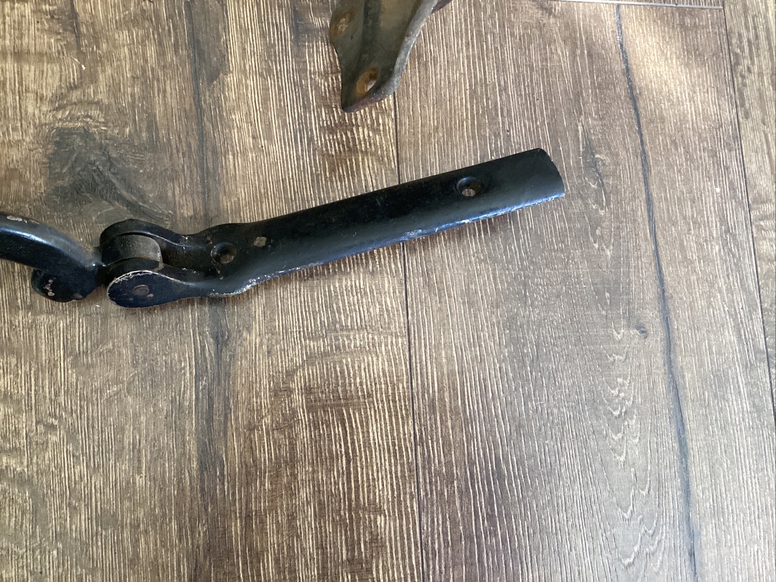 Antique Koken Congress Barber Chair Parts Foot Rest Brackets Lot Cast