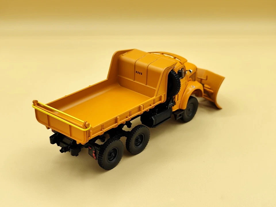1/43 Berliet GBC 8 6x6 Chasse Neige DDE Orange 1959 Norev ref: 690010 - Photo 3/4