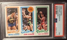 1980 Topps Basketball - Cooper Johnson Greenwood PSA 7