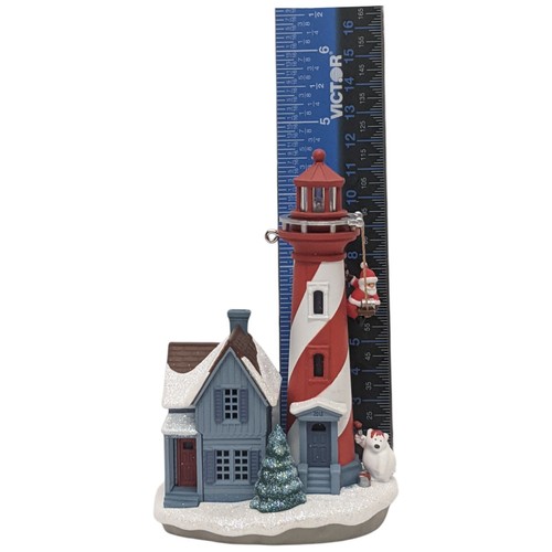Hallmark Holiday Lighthouse Magic Cord Light Christmas Ornament 2013 2 in Series - Picture 5 of 22