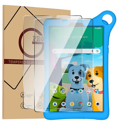 2Pcs For AT&T amiGo Jr. Tab 8.0 2024 Tempered Glass Screen Protector 9H ...