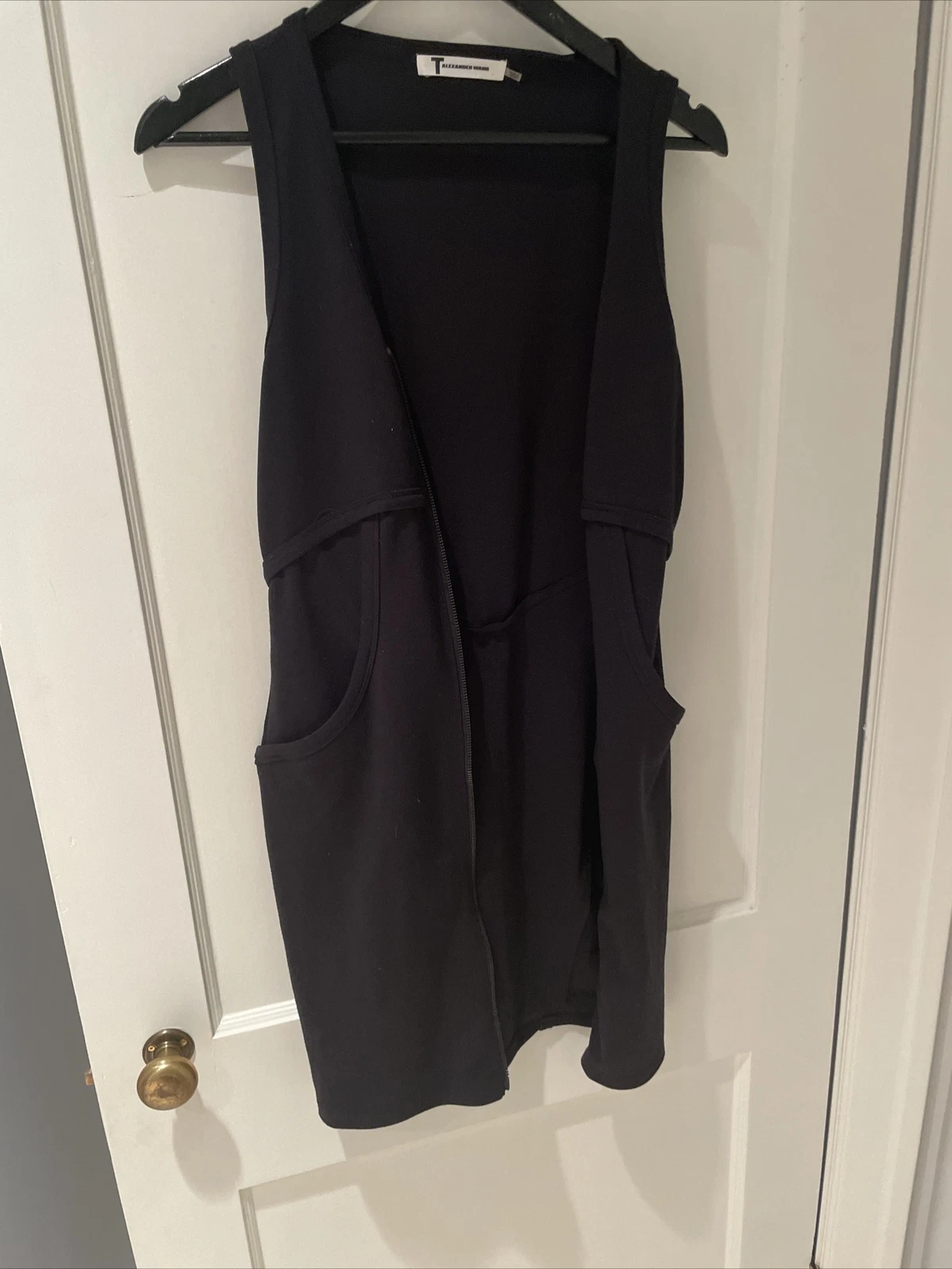 vestito alexander wang serbatoio cerniera taglia media 4 6 moto