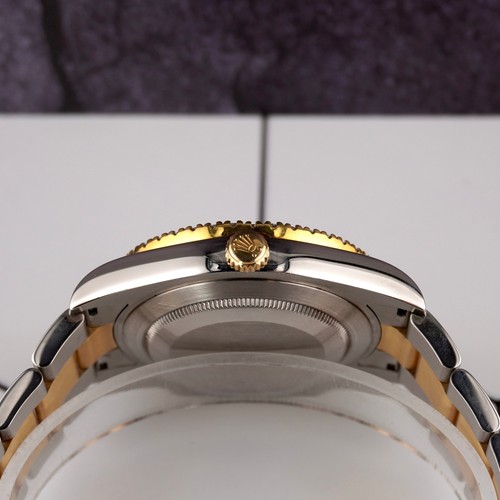 Rolex Herren Datejust 41mm 18k Gold & Stahl Vereist 3ct Diamanten Perle Römische - Bild 7 von 11