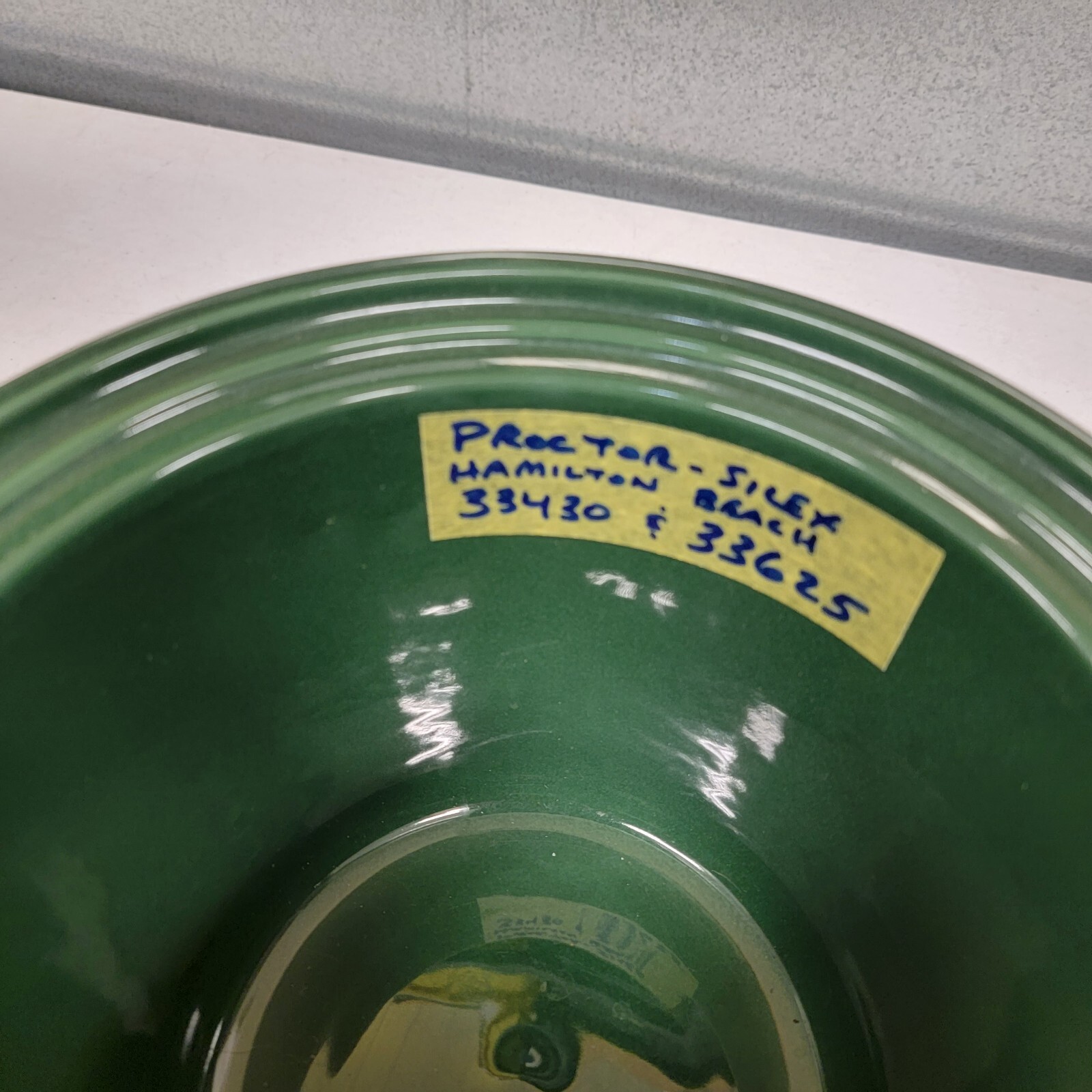 REPLACEMENT GLASS LID COVER Proctor Silex Crock Pot Model Number 33430 & 33625