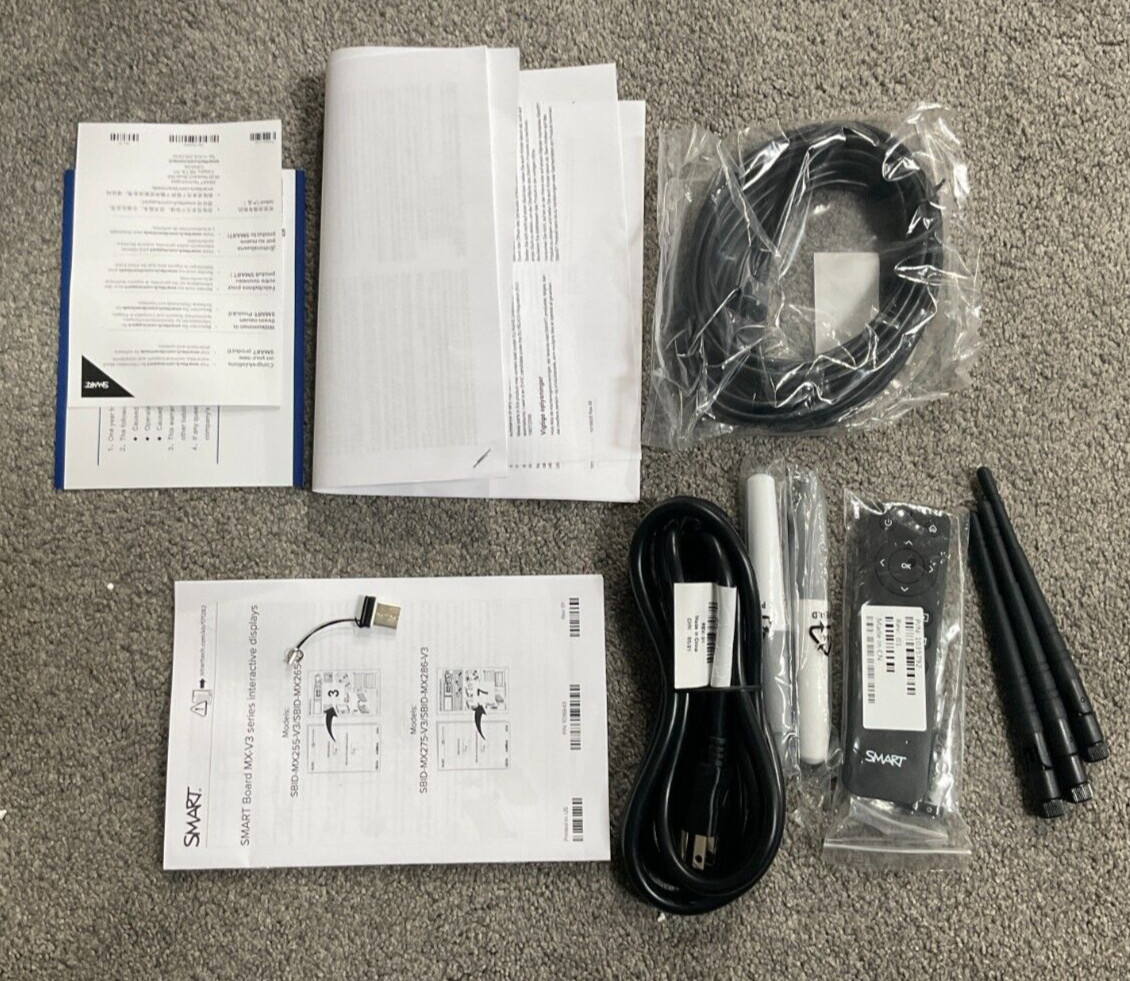 Smart Technologies Smart Board MX265-V3-PW iQ 65" Interactive Display 4K White