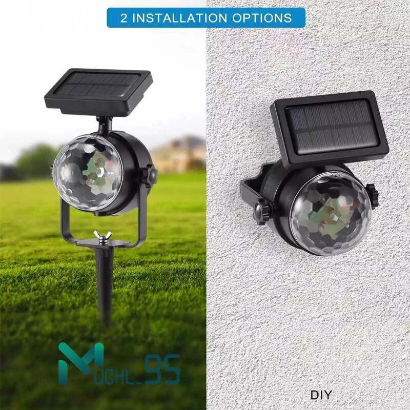 luces de navidad solar Luces de proyector LED láser Lámpara navideña Decoración - Image 3 of 4