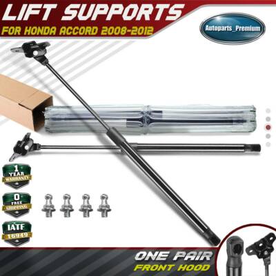 2 x Front Hood Lift Support Struts for Honda Accord 2008 2009 2010 2011