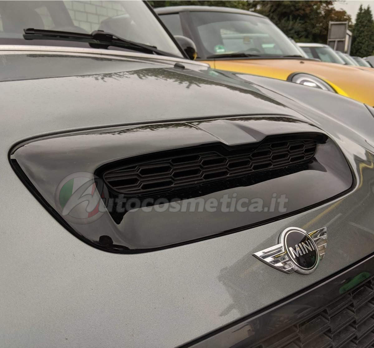 Copertura Presa D'aria Cofano Nera Kojem Per Mini Cooper S R55 R56 R57 R58 R59 (2007-2013)