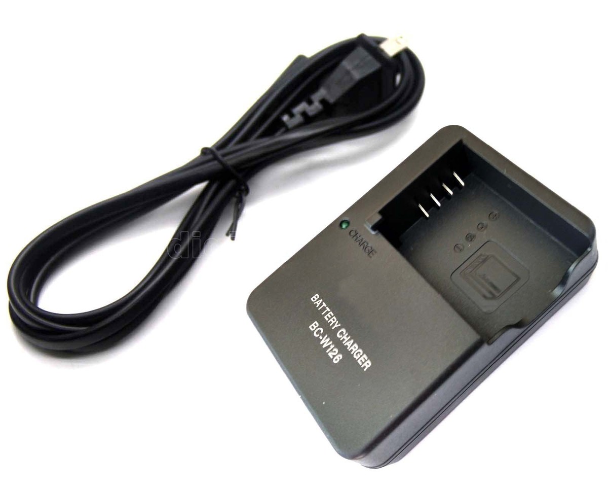Battery Charger for FUJIFILM NP-W126 BC-W126 NP-W126S - 99% NEW