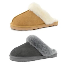 VENECORE Emma Women's Shearling Fur Lined Scuff Fluffy Slipper VC30818