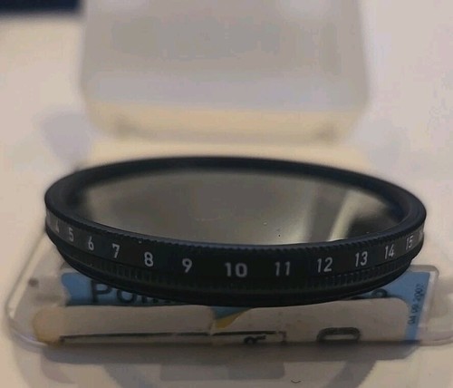 Heliopan 52mm Polarizer Glass Lens Filter ES-52 Jet Polarizing Made in Germany - Picture 2 of 5