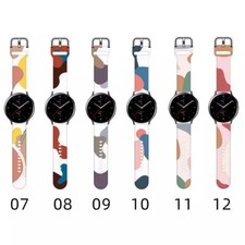 Multi Colored Camo Design Samsung Watch Bands