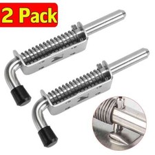 2 Pack Spring Pin Latch Lock For Utility Trailer Tail Gate Loaded Heavy Duty New
