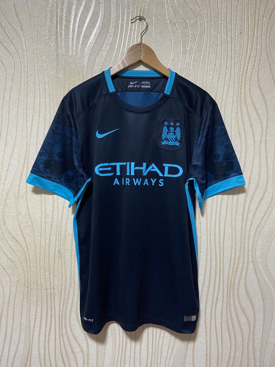 MANCHESTER CITY 2015 2016 AWAY FOOTBALL SHIRT SOCCER JERSEY