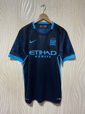 MANCHESTER CITY 2015 2016 AWAY FOOTBALL SHIRT SOCCER JERSEY NIKE 658881-476 sz L