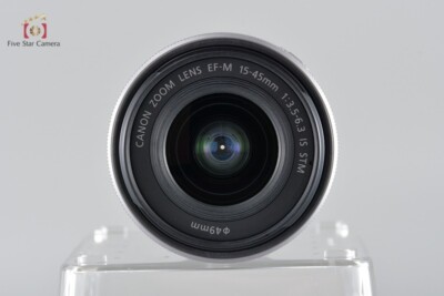 Excellent!! Canon EF-M 15-45mm f/3.5-6.3 IS STM Silver | eBay