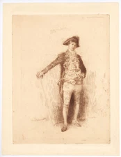 Robert Frederick Blum original etching