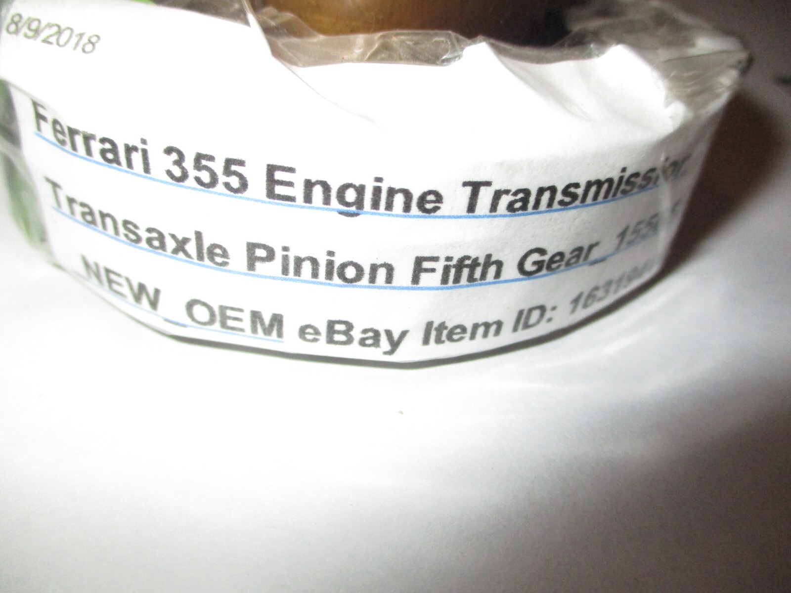 Ferrari 355 Engine Transaxle Pinion Fifth 5th Gear_155650_OEM_NEW_MOTRONIC