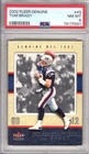 2002 Fleer Genuine Tom Brady PSA 8 NM-Mt # 43