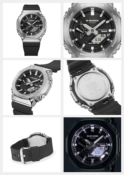 CASIO GBM-2100-1AJF G-SHOCK Metal Case Bluetooth Analog