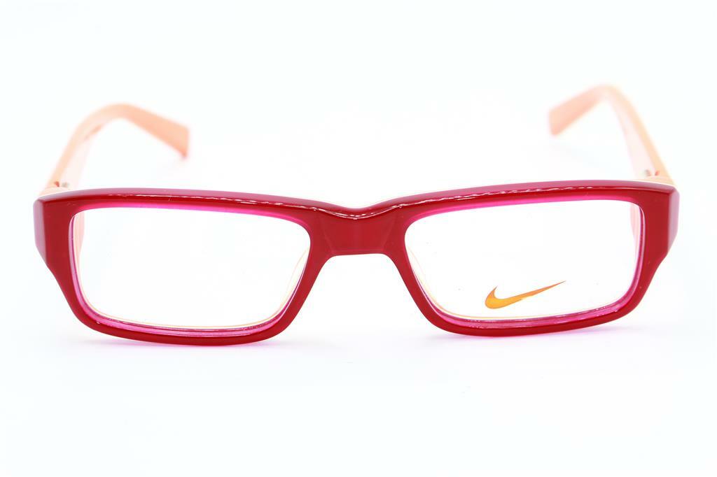 Nike 5529 600 Raspberry Red/Arctic Pink Authentic Eyeglasses 45-16-125 NIKE Eyeglasses Frames 5529 600 45-16-25 Purple/Orange/Pink  main image 3