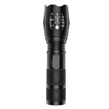 Super-Bright LED Tactical Military LED Flashlight Torch 5 Modes Zoomable